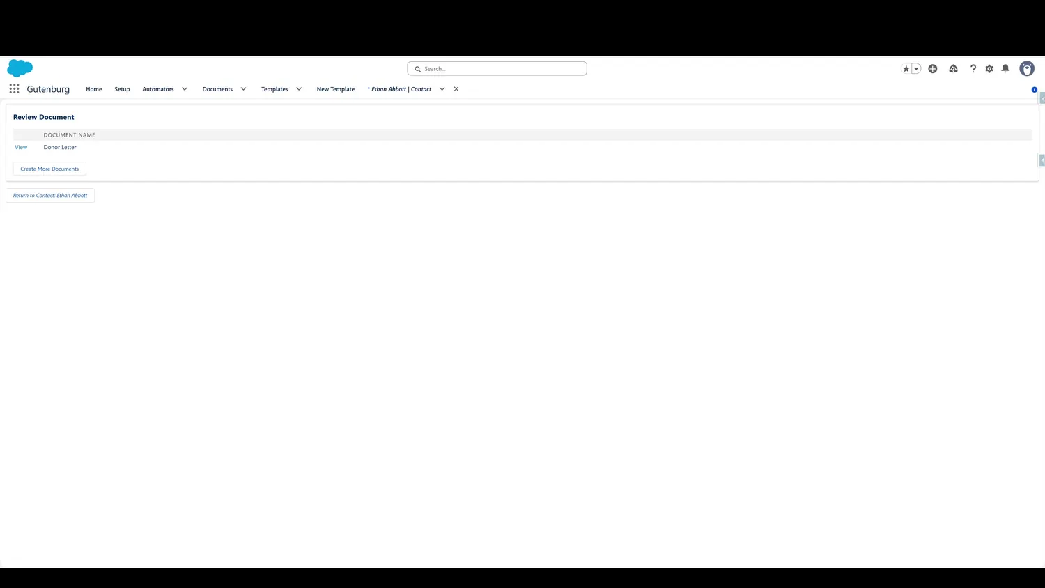 Click here to return to the original Salesforce record.